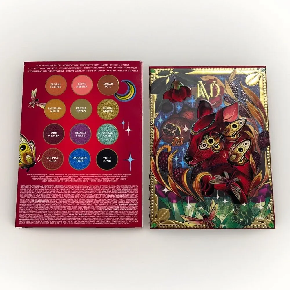 KVD Kat Von D Moongarden 12 Pan Eyeshadow Palette Limited Edition Goth Fairy
